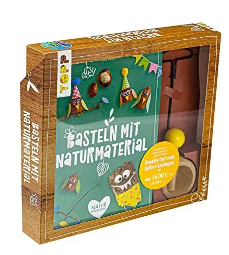 Pia Deges Kreativ-Set Basteln mit Naturmaterial: Buch mit Grundlag (Tapa blanda)