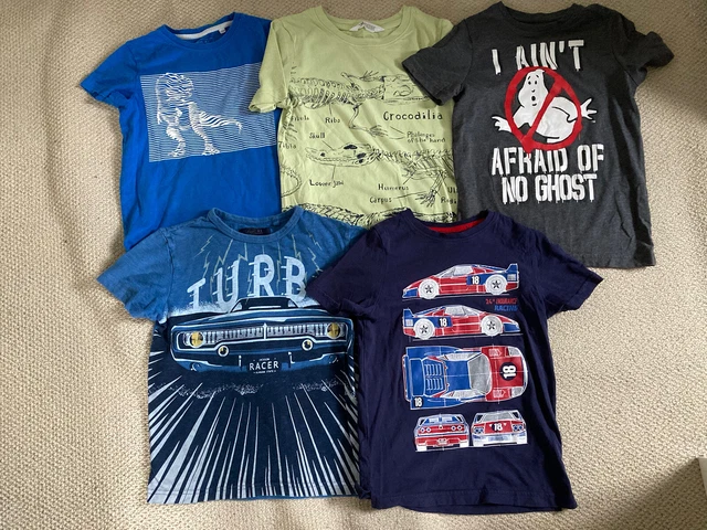 Boys girls children’s 5 t-shirt bundle age 6-7