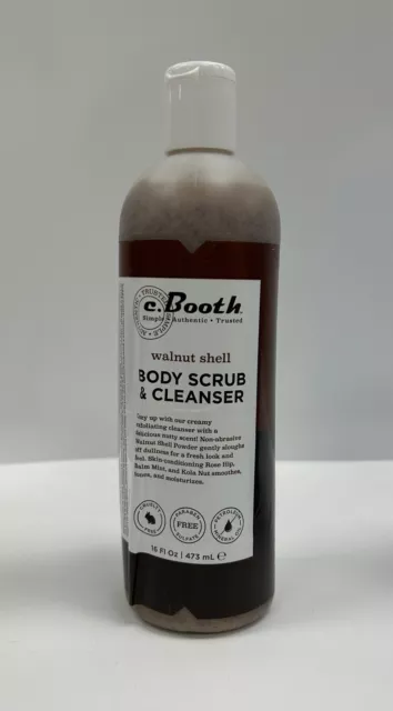 c. Booth Walnut Shell Body Scrub & Cleanser 16 Fl. oz Discontinued