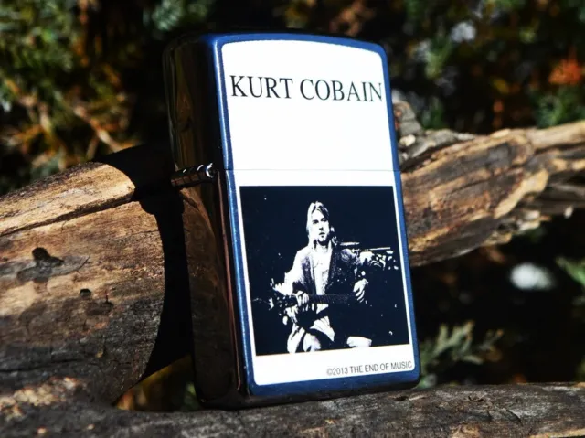 Kurt Cobain Zippo Lighter - Nirvana - Rare - Nevermind - Grunge - Drain You