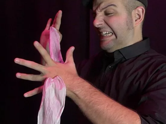 The Silk by Gonzalo Albiñana and Crazy Jokers Magic Tricks Silk Pass The Hand