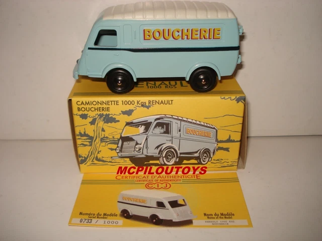 Miniature CIJ EUROPARC 1:43 - Renault 1000 Kg Ambulance N°3/61 - RARE Avec Boîte