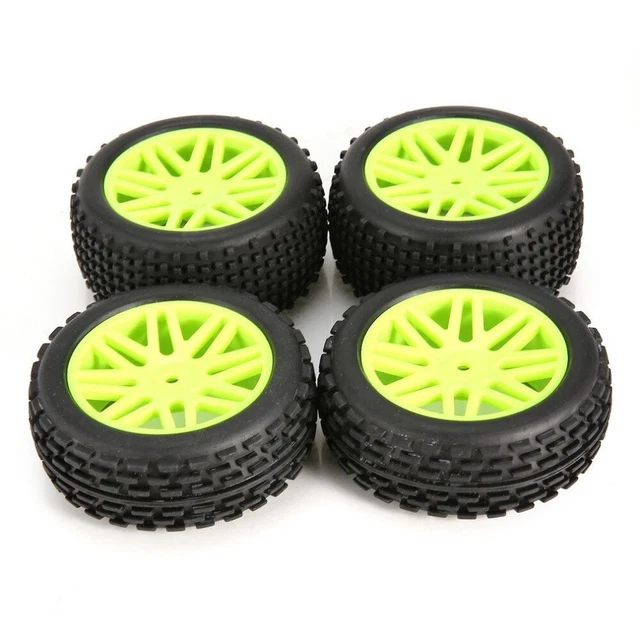 4Pcs 86mm Tires Wheel Tyre for 1/10 RC Car Wltoys 144001 124018 124019 12428
