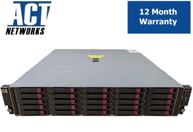 HP StorageWorks D2700 25-Bay 2.5" 6Gb SAS JBOD Storage Enclosure w/ 25x 900GB