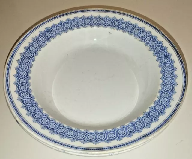 2 antike Suppenteller Villeroy und Boch Wallerfangen ca. 1900 (?)