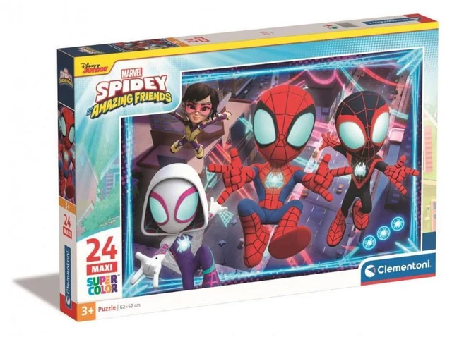CLEMENTONI- MARVEL SPIDEY And His Amazing Friends Supercolor Friends-24 ...
