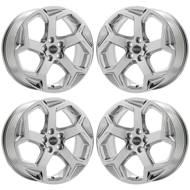 20& RANGE ROVER Sport Bright Chrome wheels rims Factory OEM set 72310 ...
