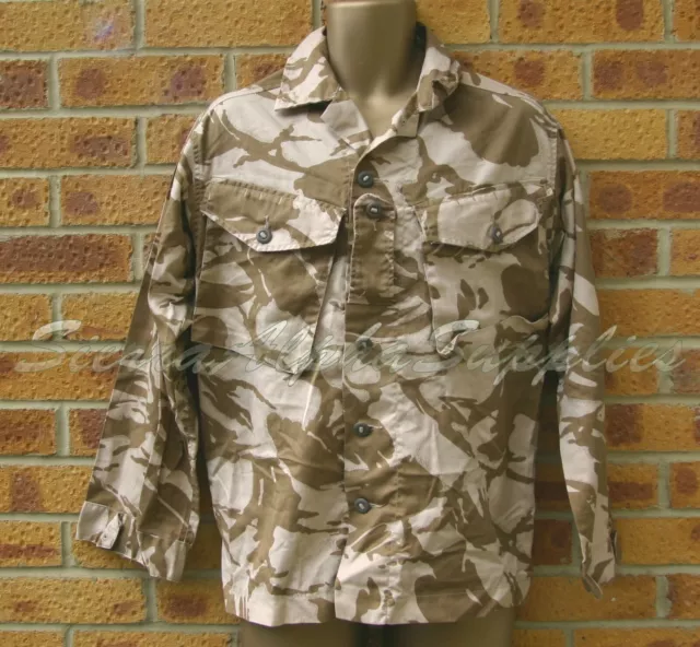 UK British Army Surplus G1 Soldier 95 Desert DDPM Camo Polycotton Combat Shirt