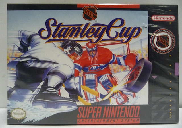 Nhl Stanley Cup - Snes Super Nintendo Ntsc Usa Version Boxed