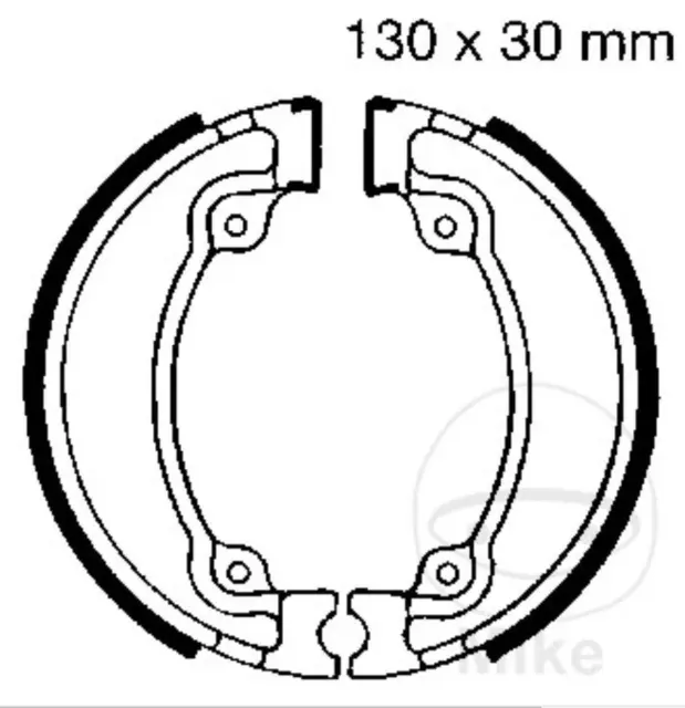 EBC Bremsbacken für Honda CA CMX XL XR VT 125 250 500 600