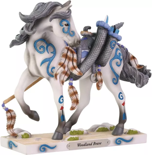 Trail of Painted Ponies Woodland Brave Horse Figurine 6006199 New RARE Low # P