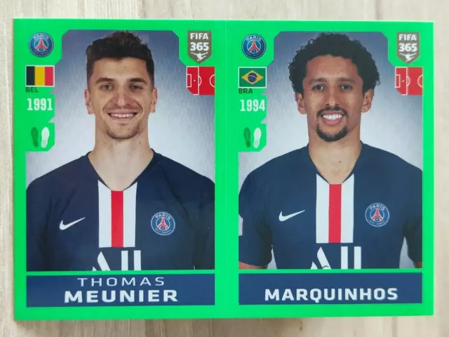 Panini FIFA 365 2016 - Marquinhos - Gregory Van der Wiel PSG No. 436 - 437