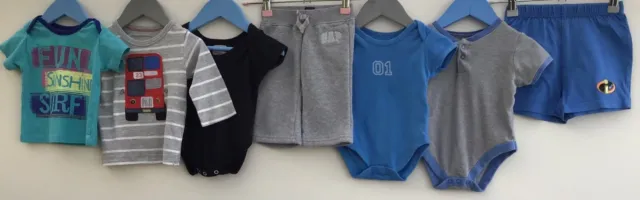 Baby Boys Bundle Of Clothing Age 3-6 Months Gap M&S Next F&F Disney