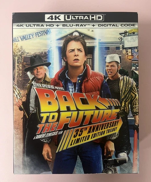 BACK TO THE Future Trilogy 35th Anniversary (Steelbook, 4K UHD Bluray