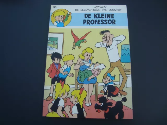 Jommeke Strip / Comics Folge 90  " De kleine Professor" Jef Nys schwarz/weiß