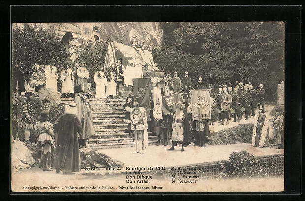 CPA Champigny-sur-Marne, Theatre antique de la Nature: Le Cid, Acte 4 1905
