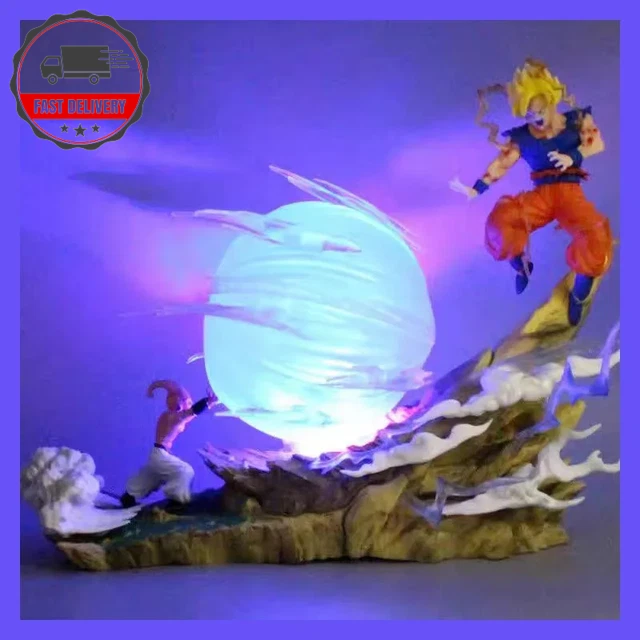 Statue Dragon Ball - Vegetto Vs Boo 32 Cm, Combat Super Saiyan, PVC 2025