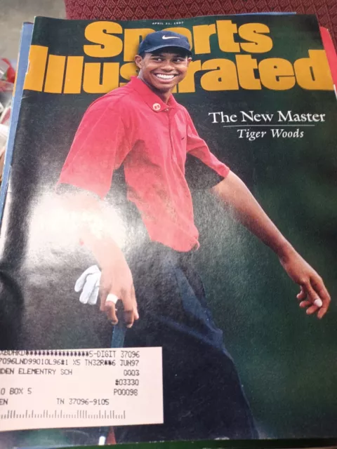 Sports Illustrated 1997 Apr 21 The New Master - Tiger Woods