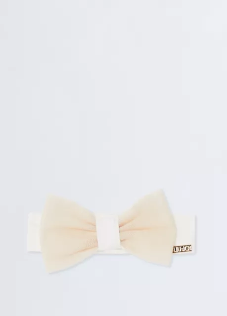Ka3043 Fascia Per Capelli In Tulle Liu Jo Bambina Fascia In Jersey Tulle Fiocco