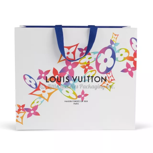 TOTALMENTE NUEVO Auténtico Louis Vuitton 2020 Holiday XL Regalo Bolso de Compras 19 x 16 x 9
