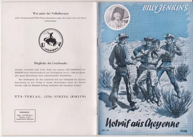 Billy Jenkins  Nachkrieg  Nr. 174,180,187  (Zust. 1/1-)