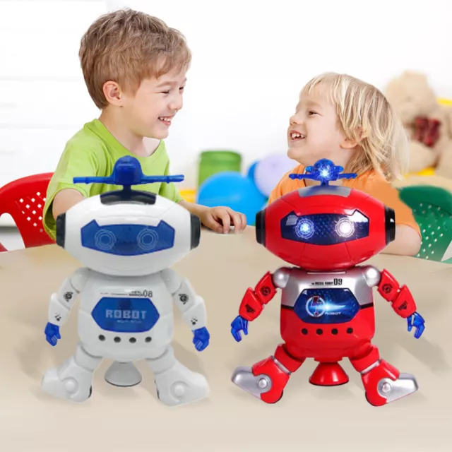 Walking Robot Toys Durable 360 Degree Body Spinning Baby Walking Toy for Toddler