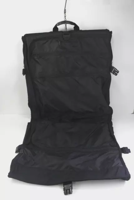 Tumi Foldable Overnight Carry On Garment Bag Black Ballistic Nylon
