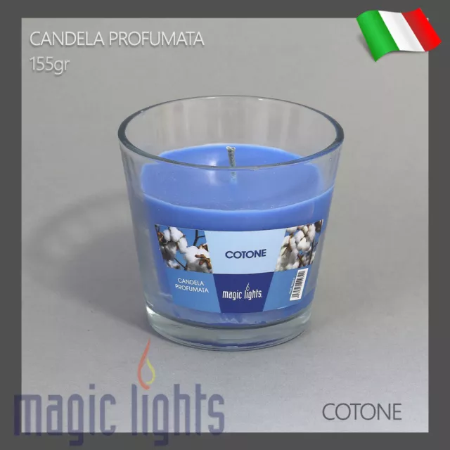 CANDELA PROFUMATA PER Ambiente Casa Magic Lights Candele Fragranza Cotone  140Gr EUR 2,49 - PicClick IT