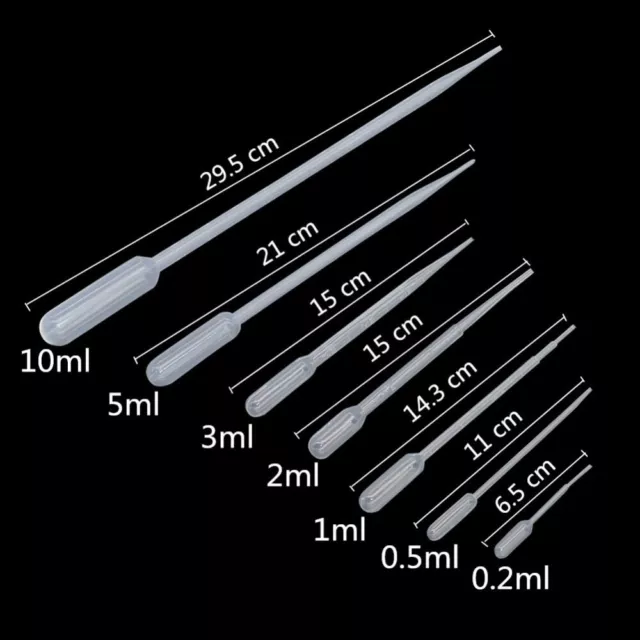 PIPETTEN 0.2ml-10ml - Transferpipetten Einmalpipetten Einwegpipetten 25-100 Stk