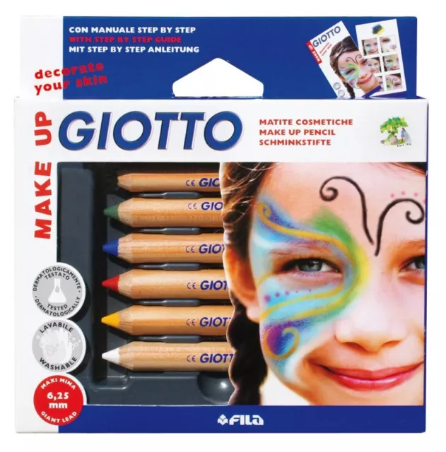 LYRA GIOTTO 6 Kosmetikstifte Make Up Basic * Kinder Schminkstifte Schminke