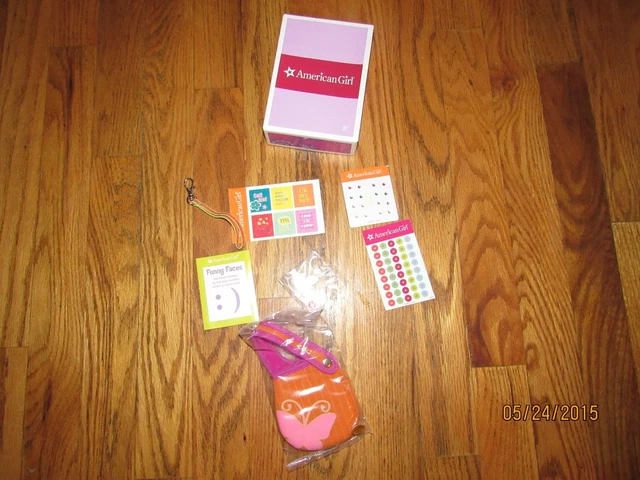 NEW American Girl Doll STICKER & CHARM set JLY RETIRED