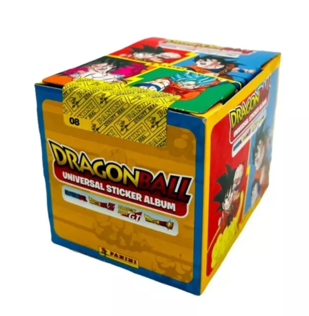 2024 Panini Dragonball Universal Sticker Box | 36 Packs of 5 Stickers