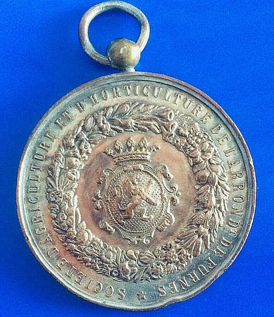 0985 Medaille De Leopold Ii Roi Des Belges Societe D Agriculture Et 0985 Medaille De Leopold Ii Roi Des Belges Societe D Agriculture Et