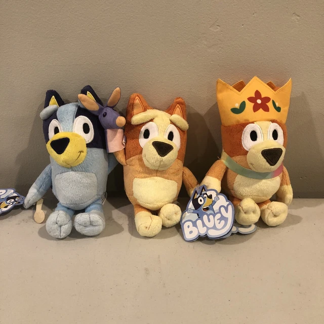 DISNEY JR BLUEY and Friends Plush Stuffed Toy Queen Bingo Dog £5.16