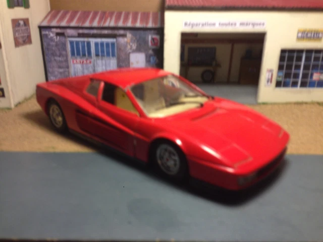 Burago 1/24 n°1504 ferrari testarossa 1984, miniature voiture