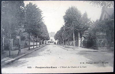 France~1919 Pougues-les-Eaux-HOTEL DU CHALET DE LA GARE