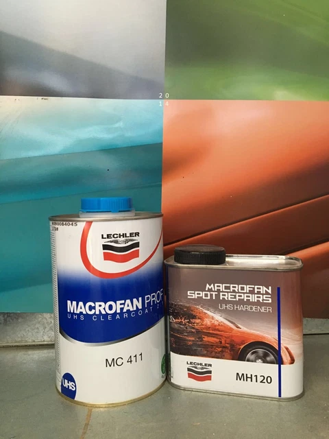 Kit Peinture Transparente MC450 + Durcisseur MH115 Lechler – Inclut Gants Et 5 Bandes De Masquage Offerts