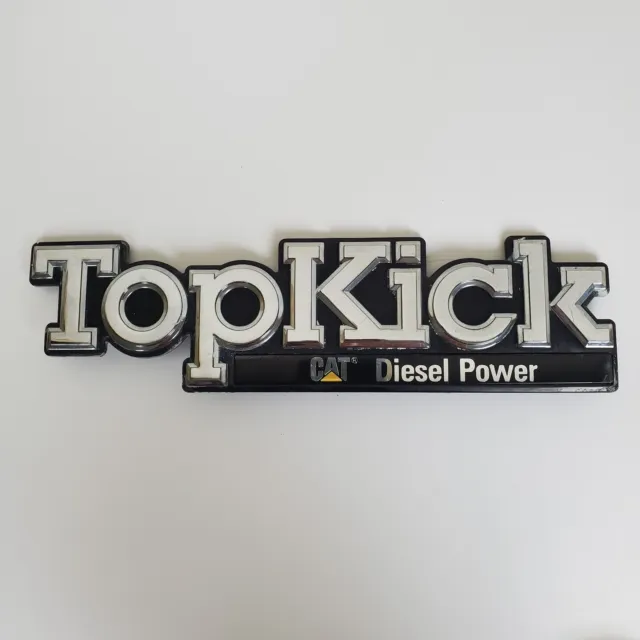 Chevy OEM TopKick CAT Diesel Power Emblem Fender Badge Logo Nameplate 15565509