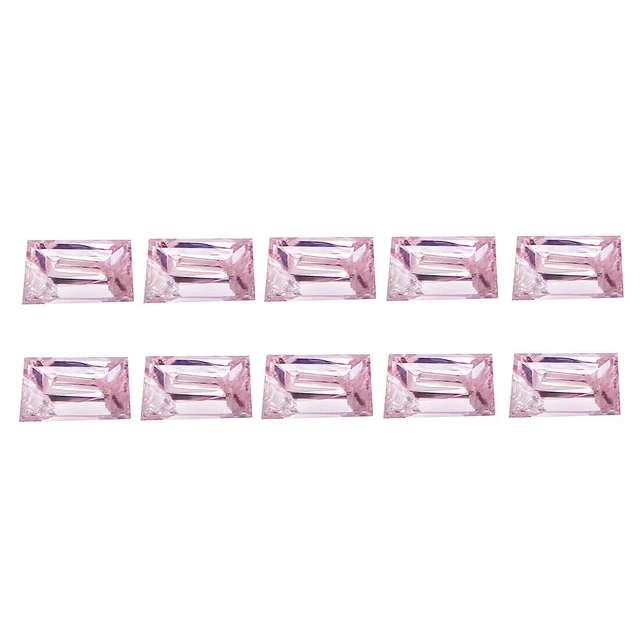 0.06Ct "IF" Coupe Baguette Véritable Argyle Non Traité - Diamant Rose...