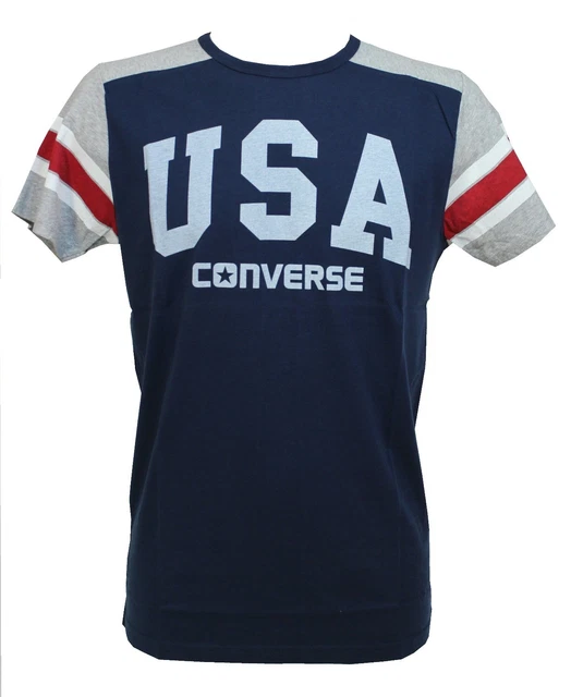 CONVERSE T SHIRT MAGLIA Uomo Logo All Star Art.10007383 A01 Col