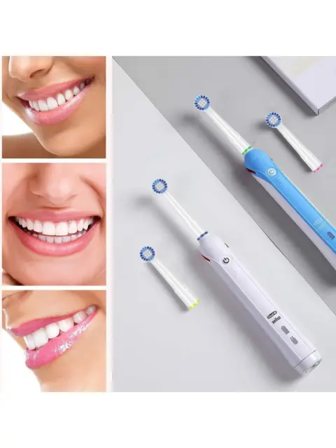 Molarclean Zahnseide Kreuzborsten Ersatz elektrische Zahnbürstenköpfe passend oral B 3