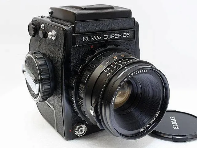 Kowa Super 66 Medium Format Film Camera with 85/2.8 Lens Excellent from Japan