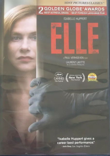 Paul Verhoeven Elle: A Life Changing Experience (DVD, 2016, LN) Isabelle Huppert