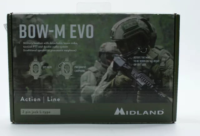 Midland Bow M Evo Tactical Military Headset Braun, Grün