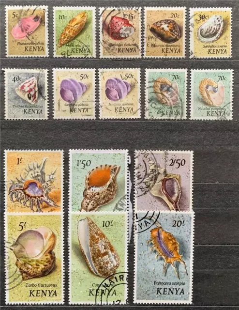 Kenya. Sea Shells Stamps. SG36+. 1971. FU. #TT63