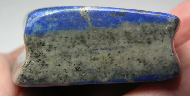 160 g Afghanistan spécimen de lapis-lazuli rugueux 100 % naturel dégringolé 5,6 oz 78 mm 3