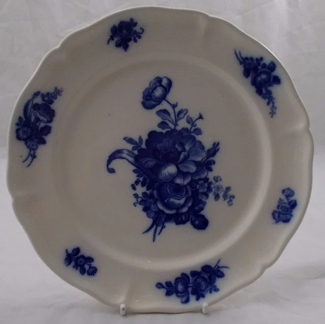 Assiette Vintage Villeroy & Boch Strasbourg Bleue - Faïence - Occasion Bon état