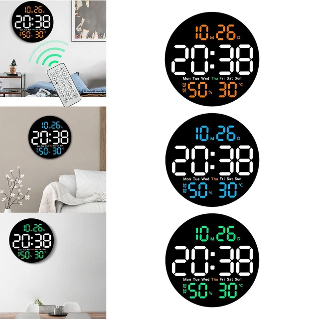 Horloge Murale TWEMCO Clapet Calendrier Perpétuel BQ-12A Noir 38cm