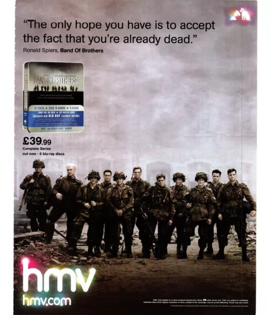 Framed Magazine Advert 12X9" Band Of Brothers