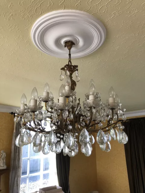 antique chandelier ceiling light used